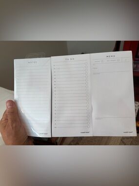NWT Russel + Hazel Essentials Notepad Set Unopened White